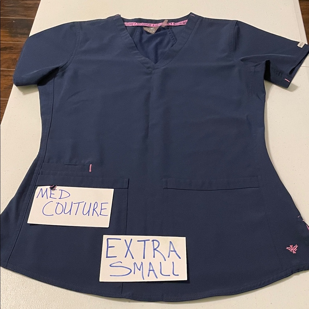 Med Couture Scrub Top Extra Small